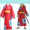 Косплей костюм One Piece Страна Вано для фанатов Монки Д. Луффи