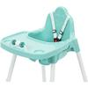 Мятный стульчик для кормления с игрушками для маленьких детей, обеденный стульчик для кормления, высококачественные детские стульчики с ковриком для кормления