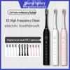 Rechargeable Ultrasonic Electric Toothbrush with Soft Bristles for Adults and Children
