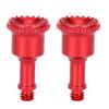 Pair of Aluminum Alloy Remote Control Joystick Thumb Rocker Drone Accessories Fits for DJI Mavic AIR 2Red