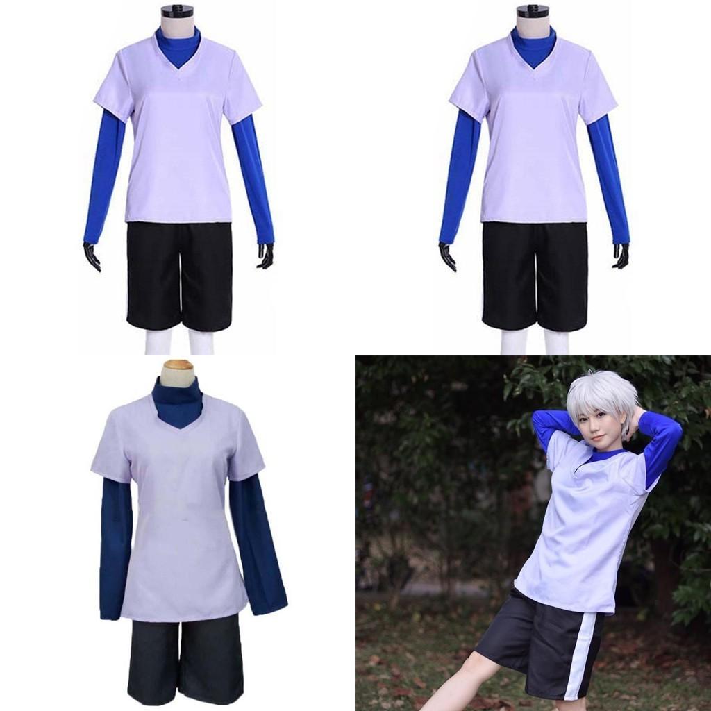 Оригинальный аниме Костюм для косплея Hunterhunter Киллуа Золдика Униформа Костюм Полный комплект