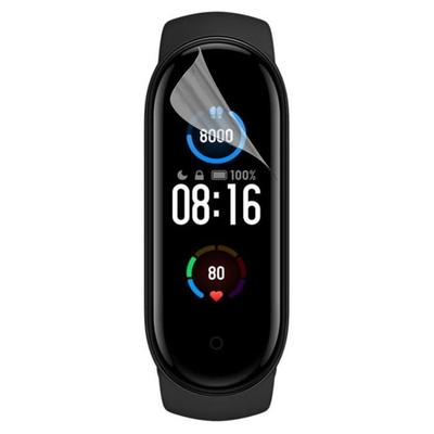 Защитная пленка для Xiaomi Mi Band 5 [Набор 6 штук] Защитная пластиковая пленка Ультратонкая Phonillico