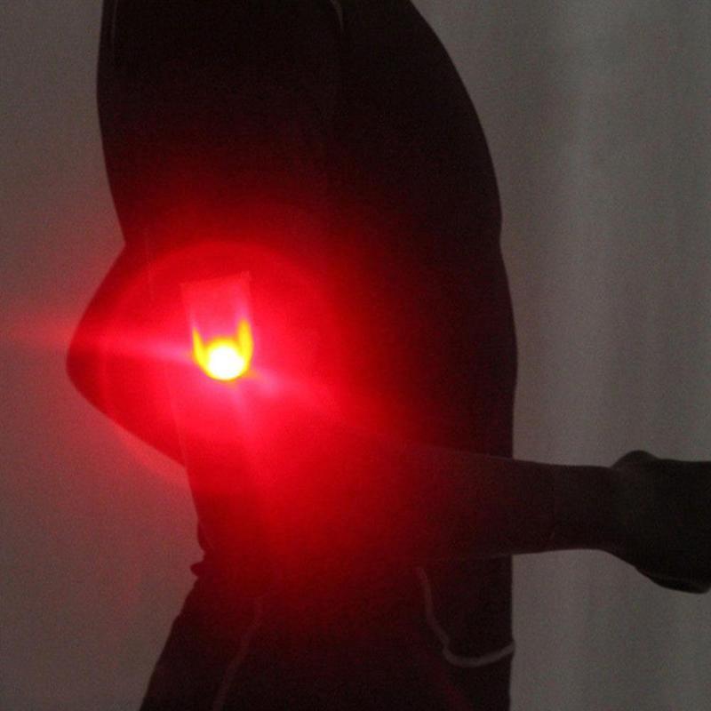 1 Pc LED Safety Light Reflective Magnet Clip On Strobe Run Walking Bike Cycling Lamp