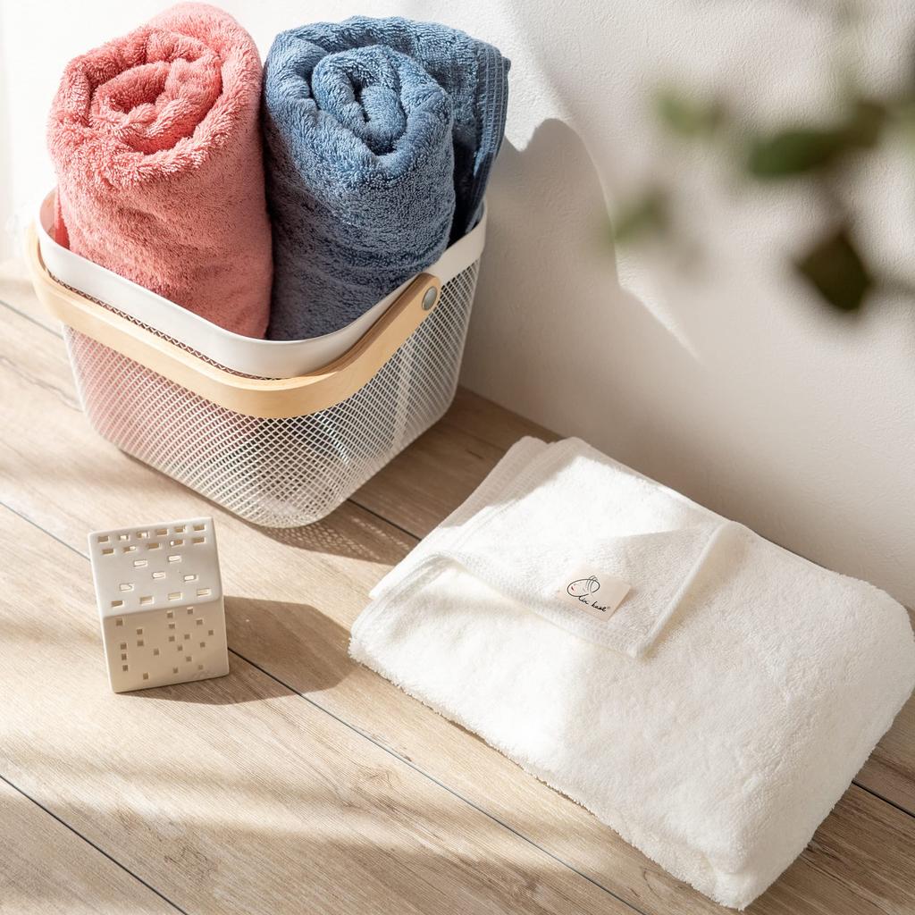 Air Kaoru Bath Towel Daddy Boy Set of Snow Made In Imabari Quick Asano Twisted Yarn 2, White, Fluffy, Japan, Towel, Absorbent, Drying, 100% Cotton,