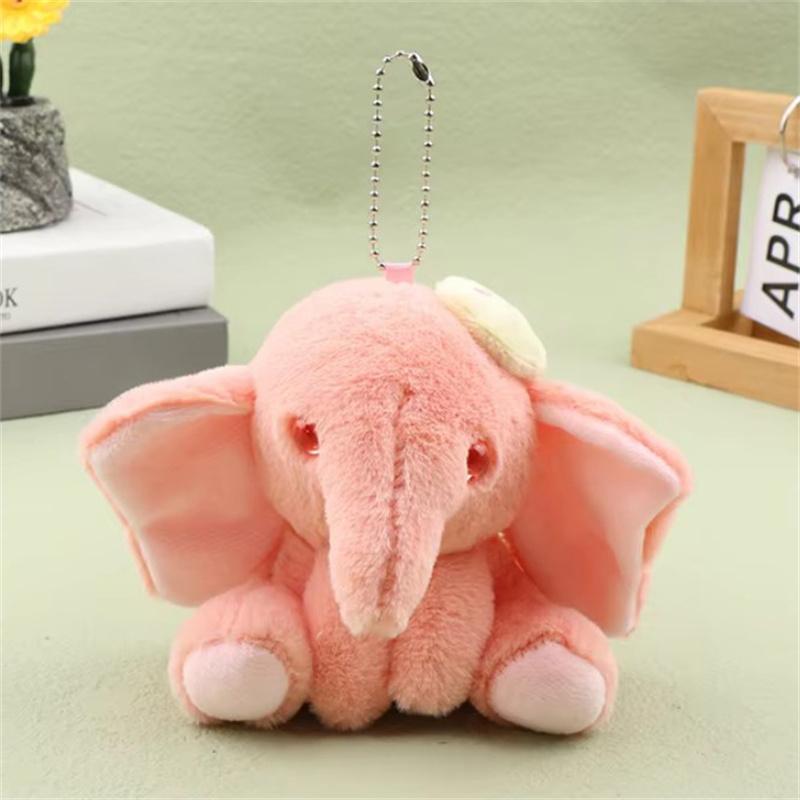 10 см плюшевая игрушка плюшевый слон анимация слон кукла плюшевый брелок рюкзак сумка подвеска украшение праздничный подарок