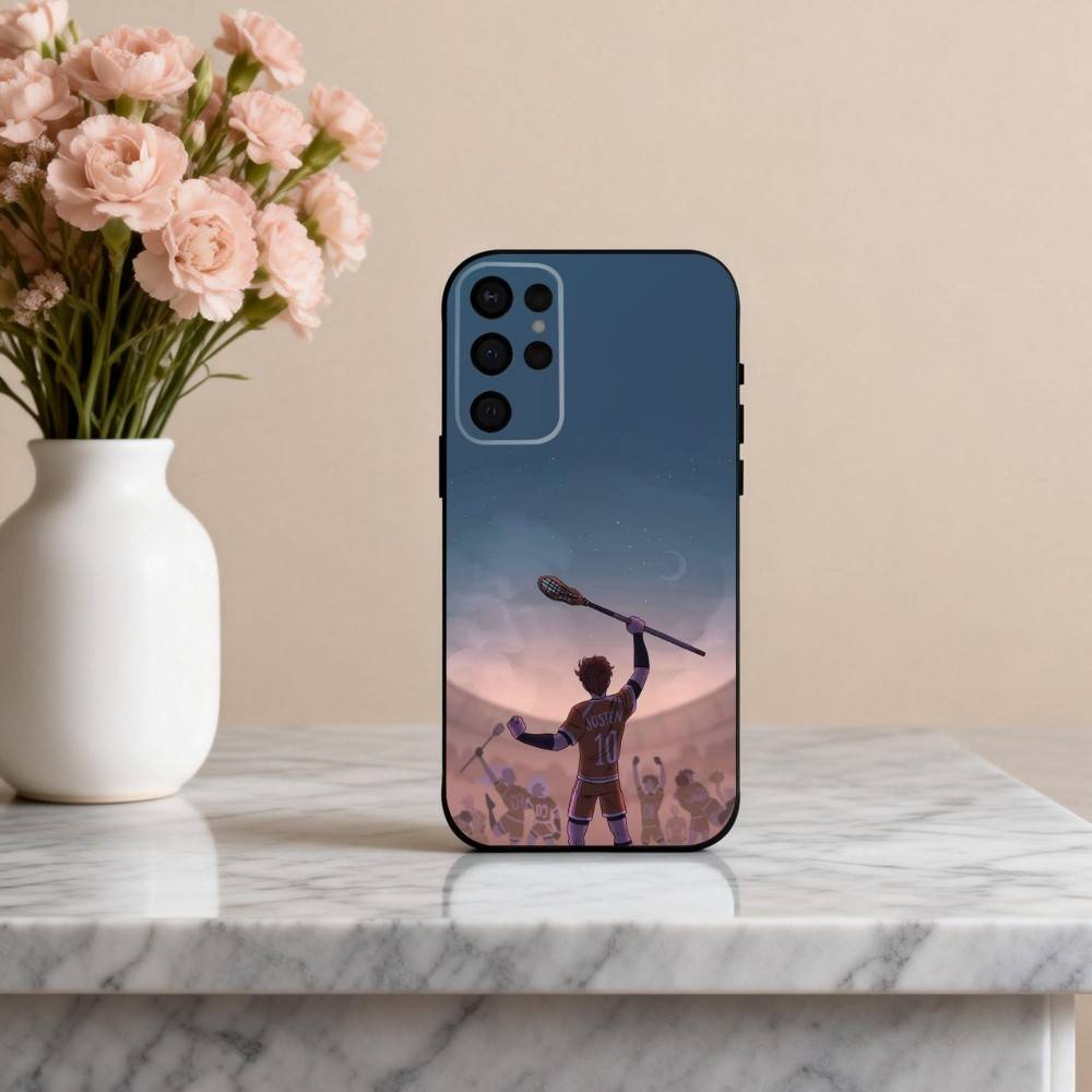 Чехол для телефона T-The F-Foxhole C-Court AFTG для Samsung S25,24,23,22,30,21,10,9,Ultra,Plus,Lite,FE,4,5 G Мягкий черный чехол