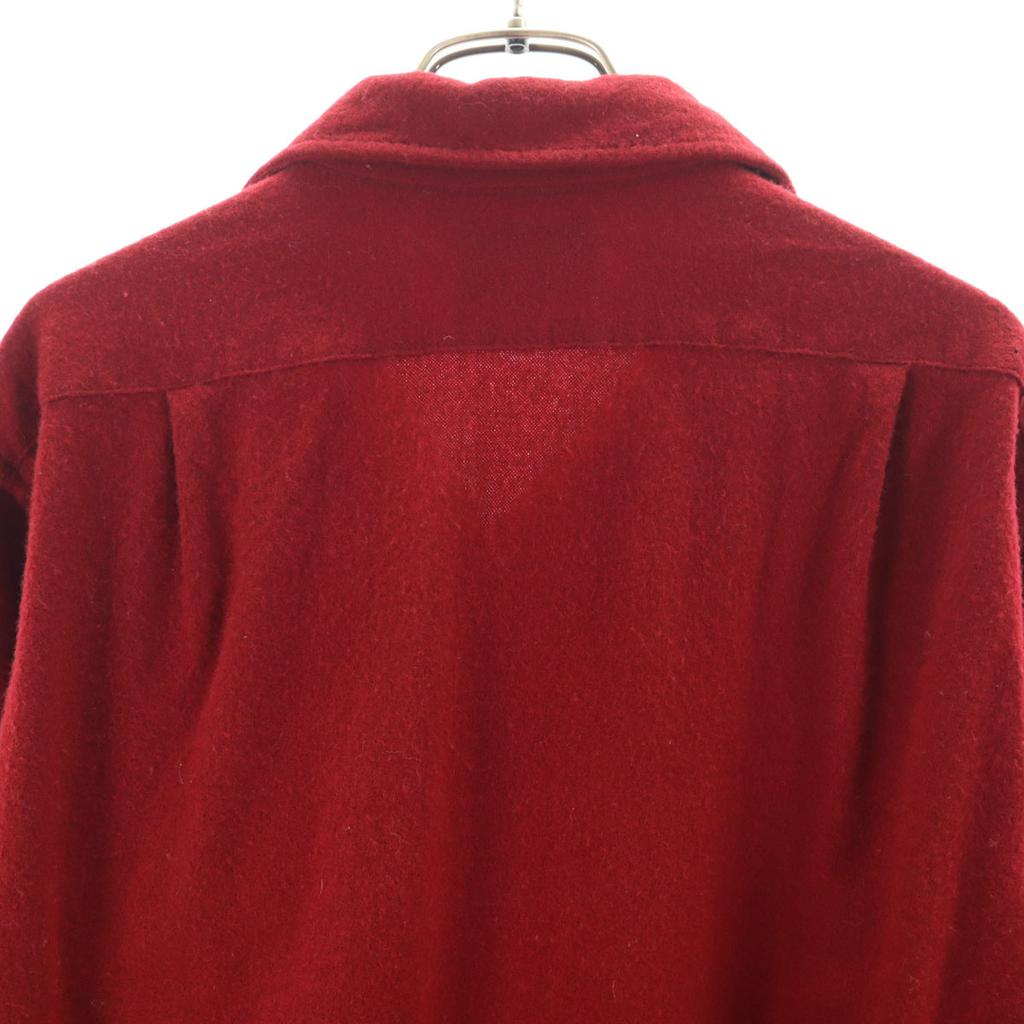 PENDLETON 60-е 70-е годы Специальный заказ Wallachs винтажная рубашка с длинным рукавом и открытым воротником Мужская Б/У