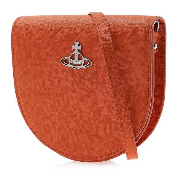Vivienne WeStwood Vivienne WeStwood Women S Saffiano Saddle croSS Bag 43030097 L001n F401