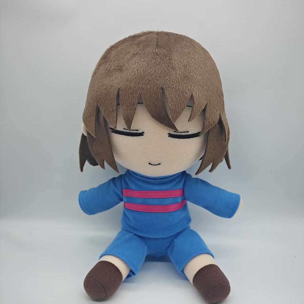 NEW Anime Girl Frisk Fumo Series Cute Sitting Figure Model Pillow Kawaii Mascot Cosplay Cartoon Props Xmas Gifts
