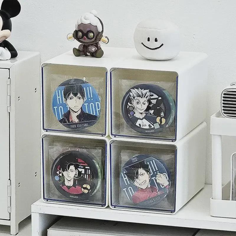 Акриловый ящик для хранения Baji 75 мм — прозрачный, влагостойкий, большой емкости