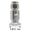 Pneumatic Tube Connector SS304 SS316L Tri Clamp TC25.2MM-77.5MM air hose fittings PC 4MM-16MM Stainless SteelClamp Push In Quick