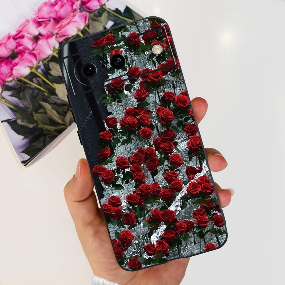 Чехол для Google Pixel 8A Чехол для Pixel8 Pro Новый Модный Расписной Чехол Мягкий Силиконовый Чехол для Телефона Для Google Pixel 8 Pro Pixel8A Funda Capa