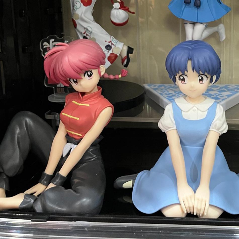 В наличии Оригинал BANDAINAMCO BANPRESTO Ranma 1/2 Relax Time Шампунь Тендо Аканэ Ранма ПВХ Фигурка Модель Коллекционная Фигурка Игрушка