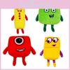 Плюшевая кукла Numberblocks Мягкая и милая мягкая игрушка для детей Обучающая и веселая