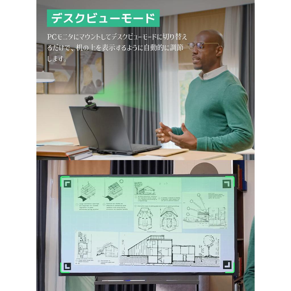 Insta360 Link Webcam PTZ 4K веб-камера с дюймовым шумоподавлением с помощью жестов AI, специализированная веб-камера для видеосъемки для потоковой передачи видео - датчик 4K 1/2,