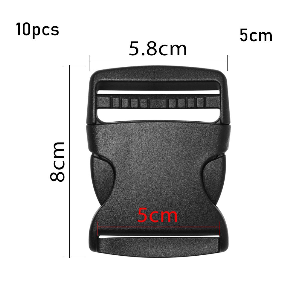 Пластиковая черная тесьма для ремня рюкзака, детали для браслета из паракорда, изогнутая пряжка, боковые пряжки