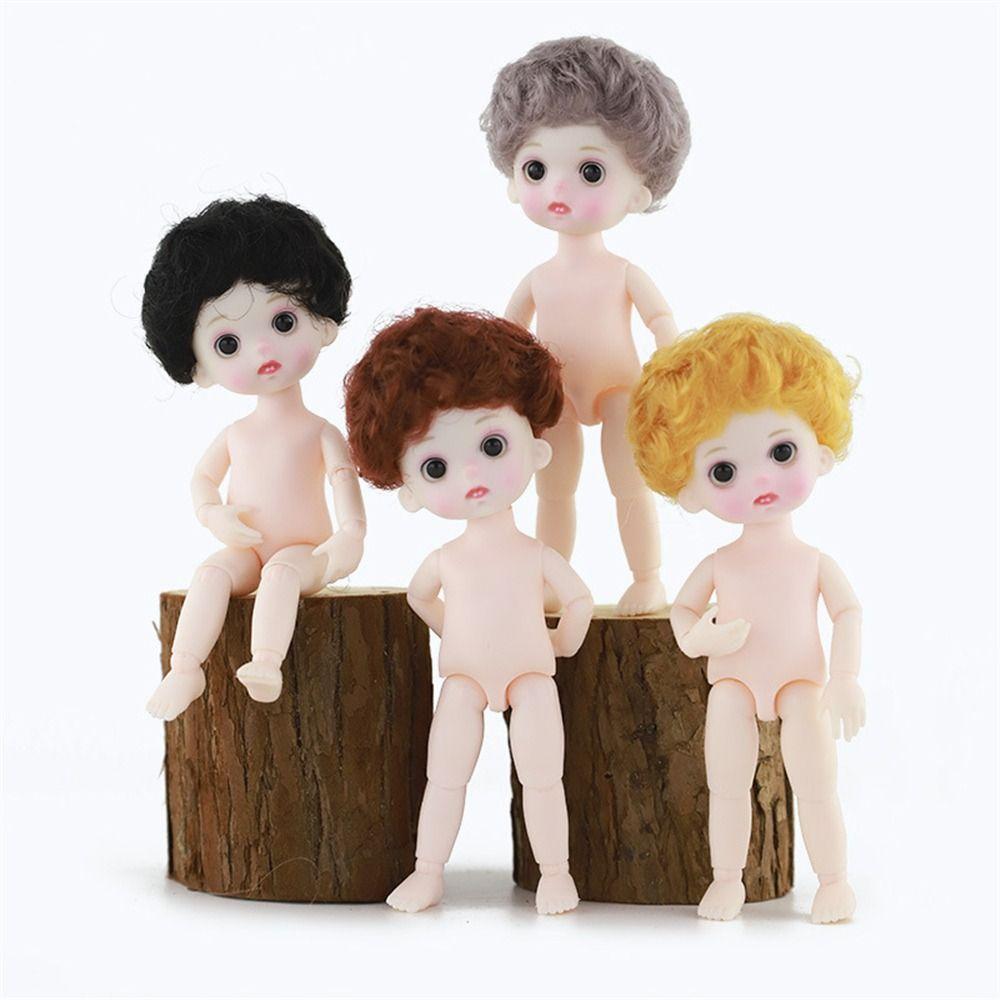 White Skin 1/12 Action Figure Body 6 Inch Jointed Dolls  For Children Birthday Gifts