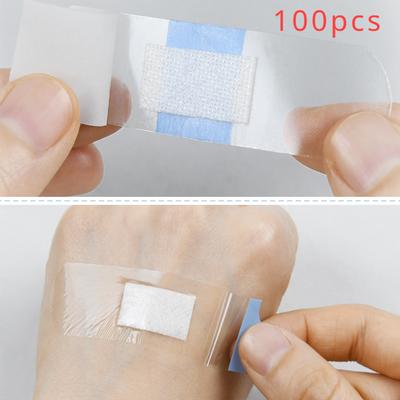 120 шт. водонепроницаемый пластырь, прозрачный невидимый, против кровотечения, против истирания, покрытие для ног, шрамы, дышащий пластырь для водяной ванны, плавательный пластырь