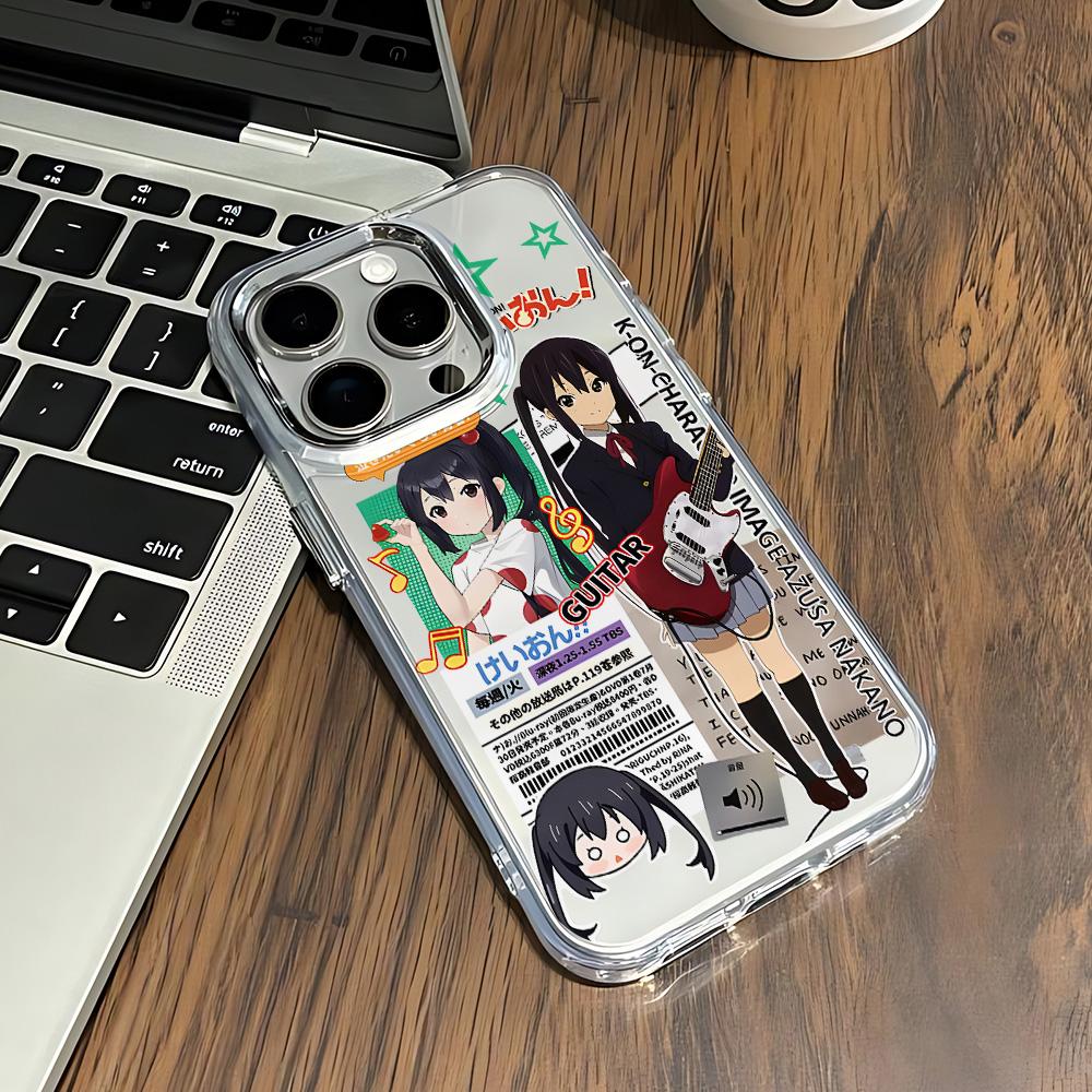 Аниме Y2k K-K-ON Милый чехол для телефона для Xiaomi Mi 15 14T 14 12T 11T 11 Lite Poco M7 X7 X6 F5 F6 X5 X4 GT Pro 4G 5G Прозрачный Мягкий