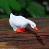 Resin Duck Decoration for Fish Tank and Outdoor Garden Micro Landscaping Water Features