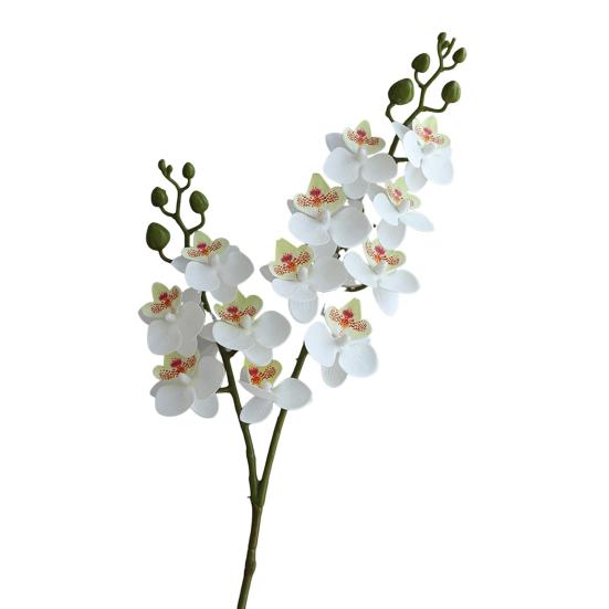 Искусственные орхидеи-бабочки 2 ветки реалистичный искусственный шелковый цветок свадьба