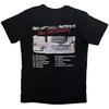 Red Hot Chili Peppers Unisex Adult The Getaway Tracklist T-Shirt