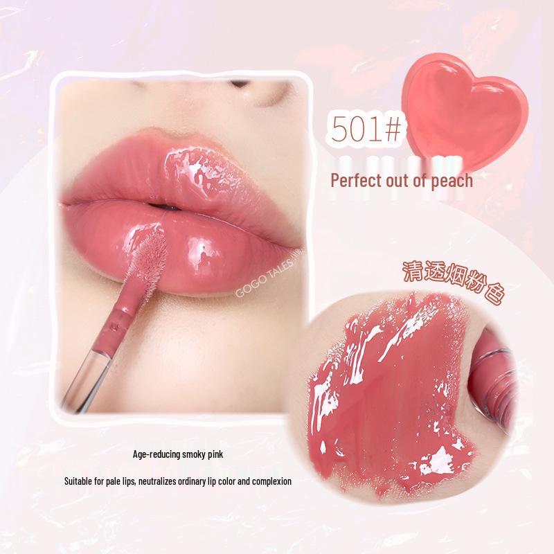 Gogotales Gogo Dance Water Light Sweet Блеск для губ GT375 - Увлажняющий и питательный блеск для губ с зеркальным сиянием для женщин