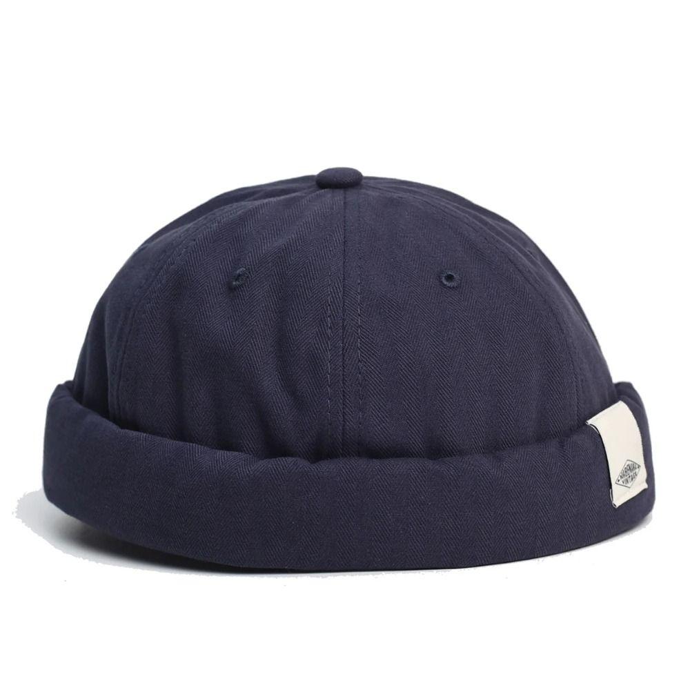 Cotton Hip Hop Hat Solid Color Baseball Cap Retro  Fashion Sunscreen  Hat  Outdoor