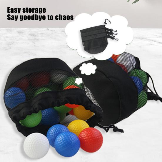 1/2 шт. сумка для мячей для гольфа нейлоновая сетка сумка для хранения мячей для гольфа затягивающиеся тройники для гольфа