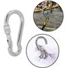 Loopunk 304 Нержавеющая сталь Прочный пружинный крюк Многофункциональный набор карабинов SUS304 для улицы и карабин, брелок, путешествия, рыбалки, треккинга,
