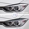 Auto Headlight Lamp Eyebrows Cover Trim Stickers For BMW 3 Series F30 F31 318i 320i 2012-2018 Car Eyelids Lids New ABS Carbon