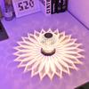 Led Crystal Table Lamp Lotus Light Projector Charging Colorful Romantic Diamond Atmosphere Night