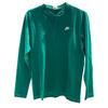 Повседневная футболка с длинным рукавом для беговых тренировок, мужская, топы, зеленая, FZ6631-365