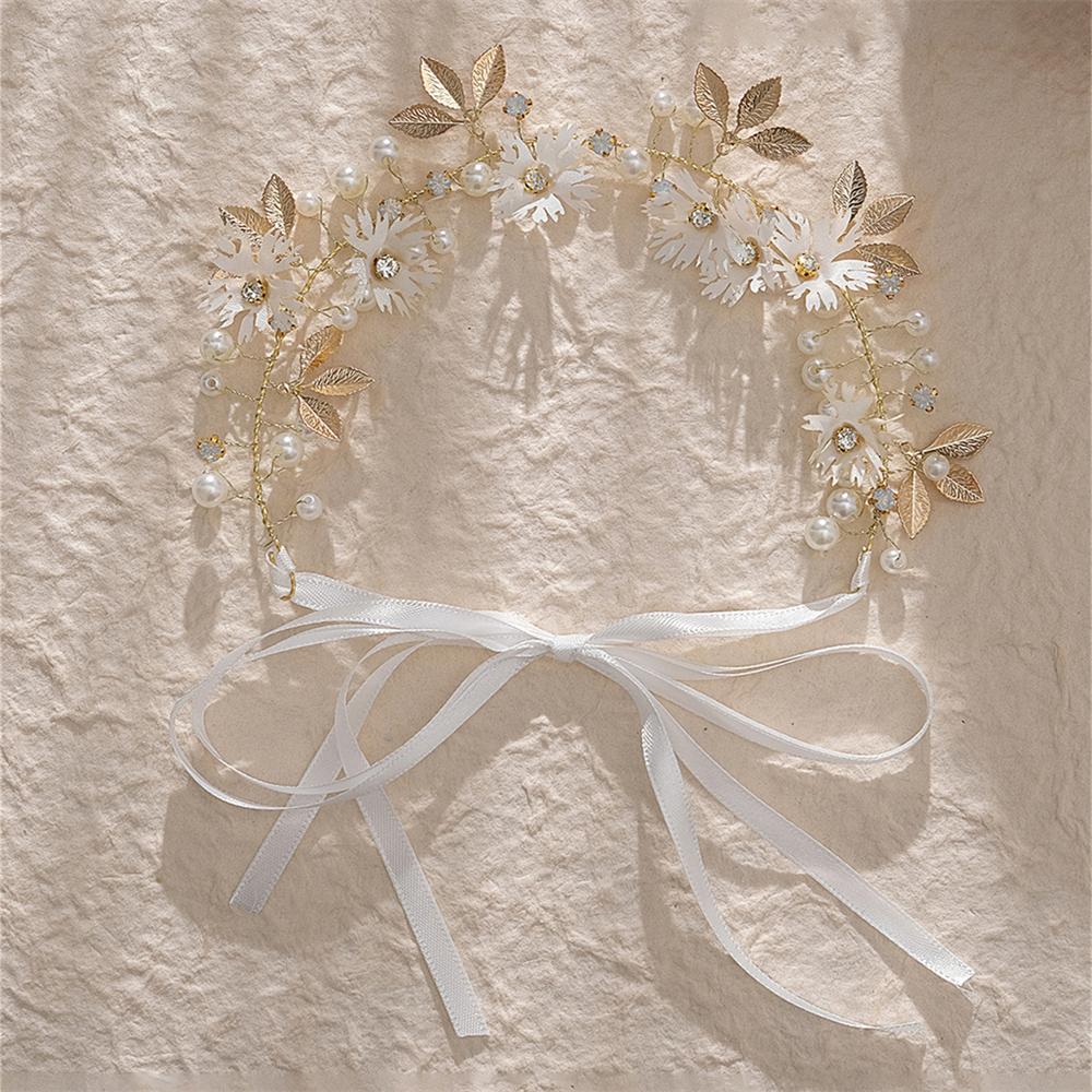 1 шт. Винтажный лесной ручной работы Цветочный свадебный ободок для волос Аксессуары для волос Фотография Фотография Красивый головной убор Ободок