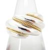 [Used] TIFFANY 925/750 Twisted Ring / Size 10 / J69-3