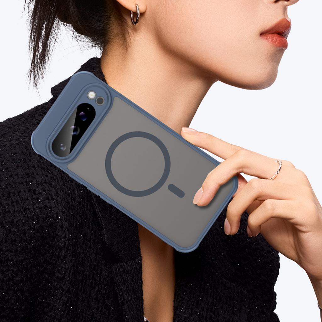 Google Pixel 9 Pro Magsafe Phone Case,Magnetic Shockproof Magsafe Phone Case,Bumper Hybrid Cover for Google Pixel 9 Pro