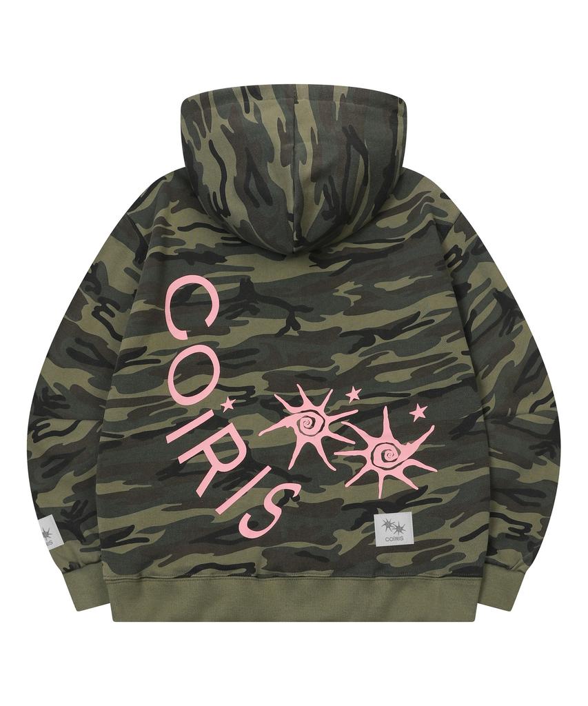 Худи унисекс Coiris Grime Setup Camo с двусторонней молнией