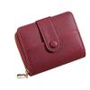 Pu Leather Women Short Wallet Lychee Pattern Bank/ID/Credit Card Holder Business Purse  Outdoor