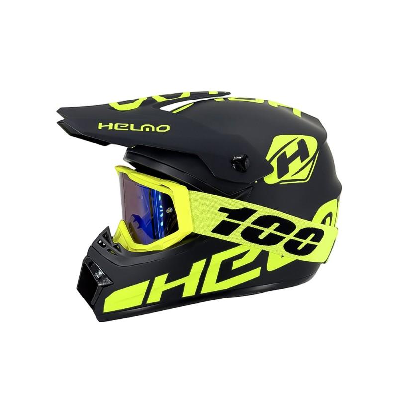 Full Face Motorcycle Helmet Off-Road ATV Mountain Bike Downhill Kart Adult Use ABS Material