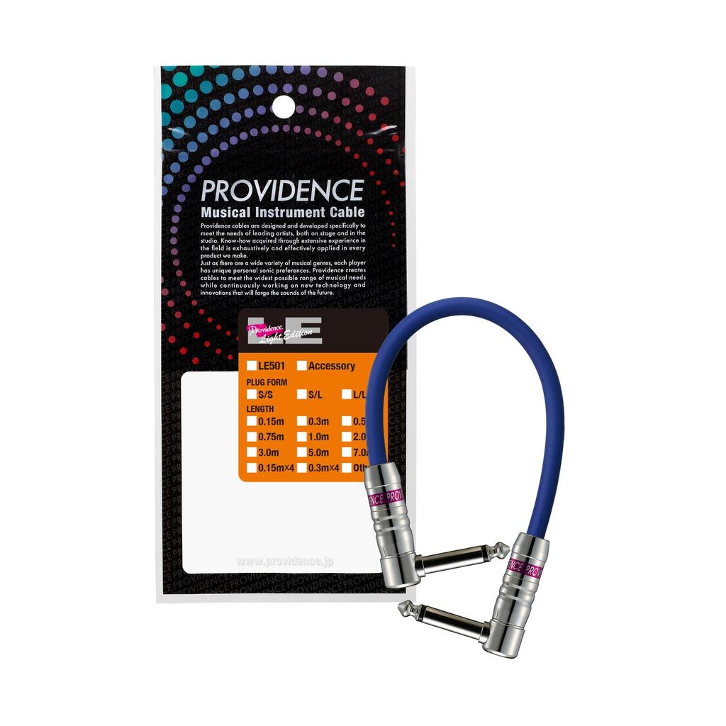 Providence LE501 Patch Cable, 15cm, LL Plug (L-ShapedL-Shaped), Blue