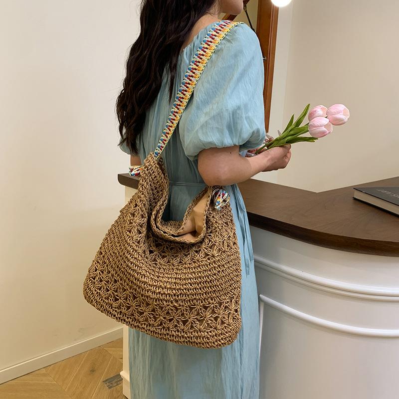 Соломенная сумка женская сумка через плечо для поездок на работу пляжная сумка