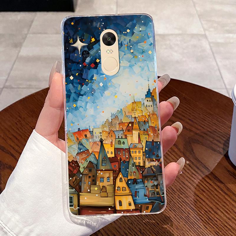Чехол для Xiaomi Redmi Note 4 Note 4x Capa Coque Прозрачный Силиконовый Желе Мягкий ТПУ Задняя Крышка Милый Кролик Кошка Динозавр Чехол для Телефона