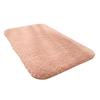 Bathroom Floor Mat Absorbent Plush Floor Rug Solid Color Machine Washable Anti-Slip Door Mat for Bathroom Bedroom Entryway
