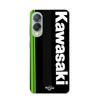 Phone Case - Maniacase - Samsung Galaxy S25 Edge - Silicone - Black - Kawasaki Design