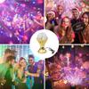 5V Mini RGB LED Crystal Ball Stage Effect Lighting Bulb Party Disco Club DJ Auto Rotating Festive Atmosphere Light