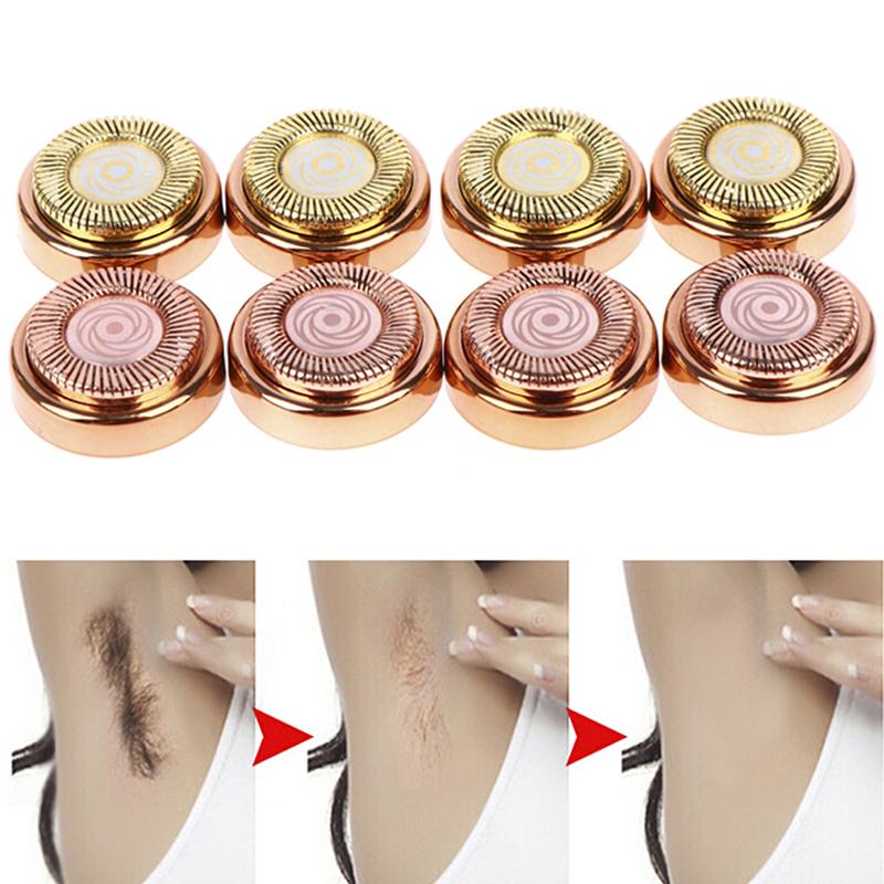 4 шт. сменные головки для удаления волос на лице для женщин безболезненный эпилятор