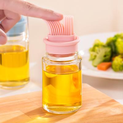 Силиконовая масляная щетка для бутылок с маслом, щетка для выпечки, щетка для масла, кухонная бытовая силиконовая масляная щетка
