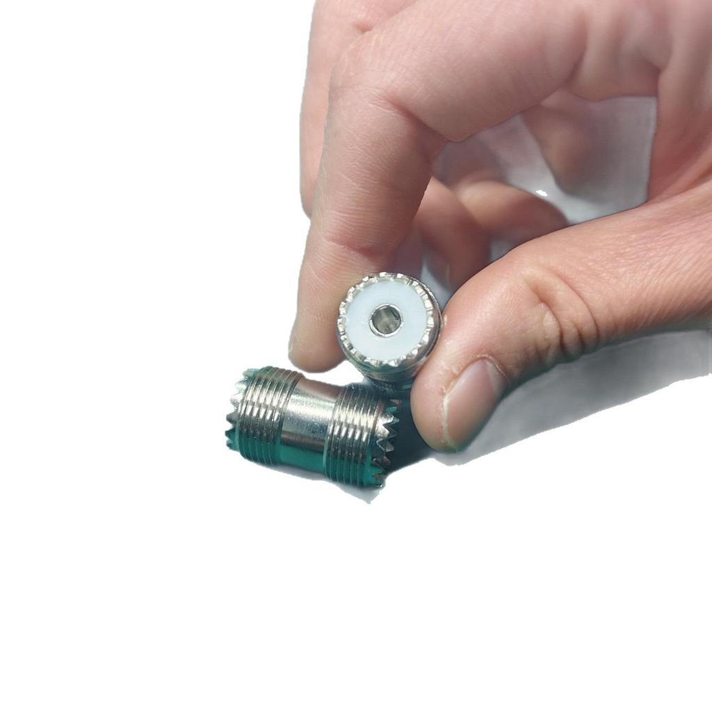 UHF 16-Teeth Female to Female Connector