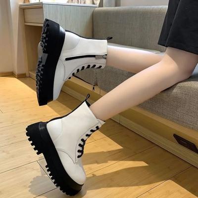 Ботильоны на шнуровке с круглым носком и шнурками, женские короткие туфли на очень высоком каблуке, новые женские ботильоны, дизайнерские, роскошные, Y2k, PU