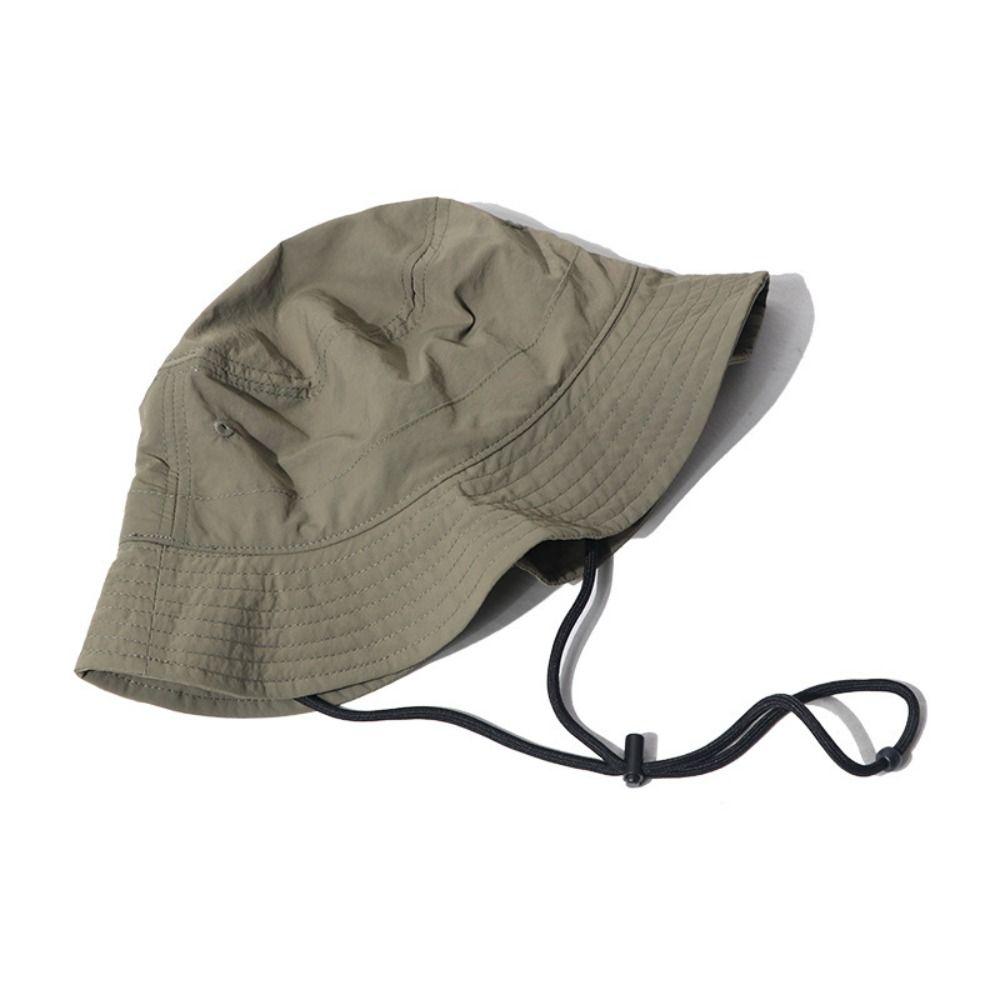 Breathable Camping Hiking Cap Sun Protection Outdoor Sun Hat Men's Fisherman Hat Four Seasons